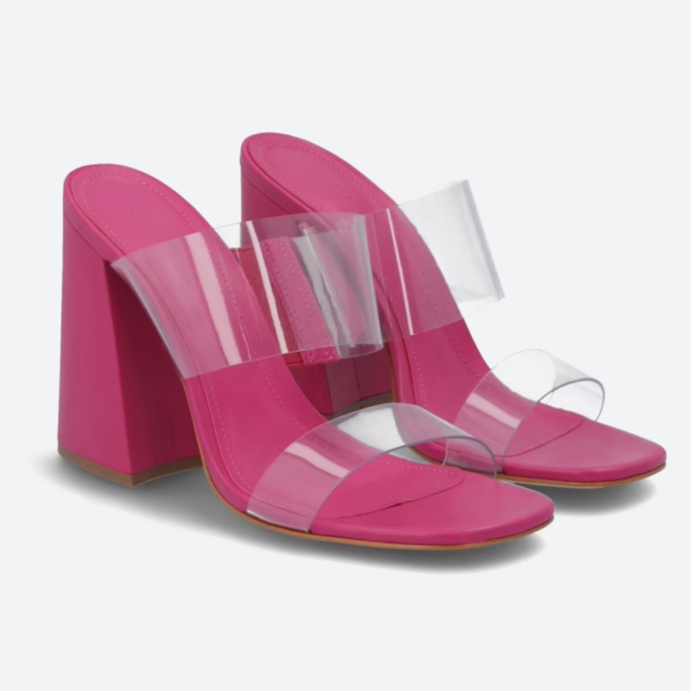 NWOT Schutz Victorie High Block Heel